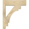 Ekena Millwork Merced Block Rough Sawn Outlooker, Douglas Fir, 6"W x 18"D x 22"H OUT06X18X22MRC05RDF - alternate 4